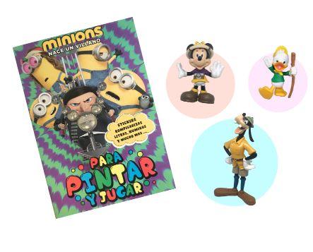 PARA PINTAR Y JUGAR + 2 PERSONAJES