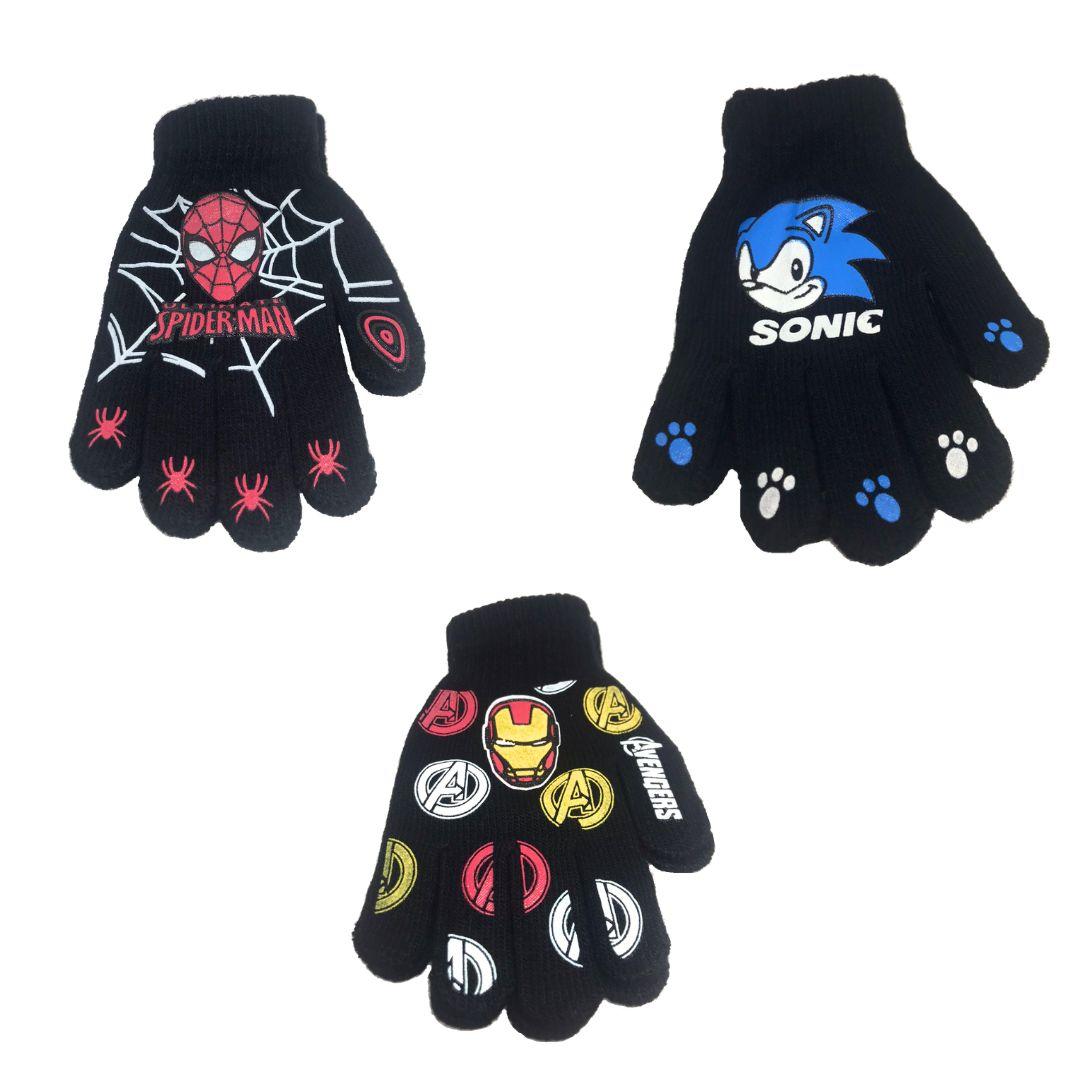 GUANTES NIÑOS PERSONAJES