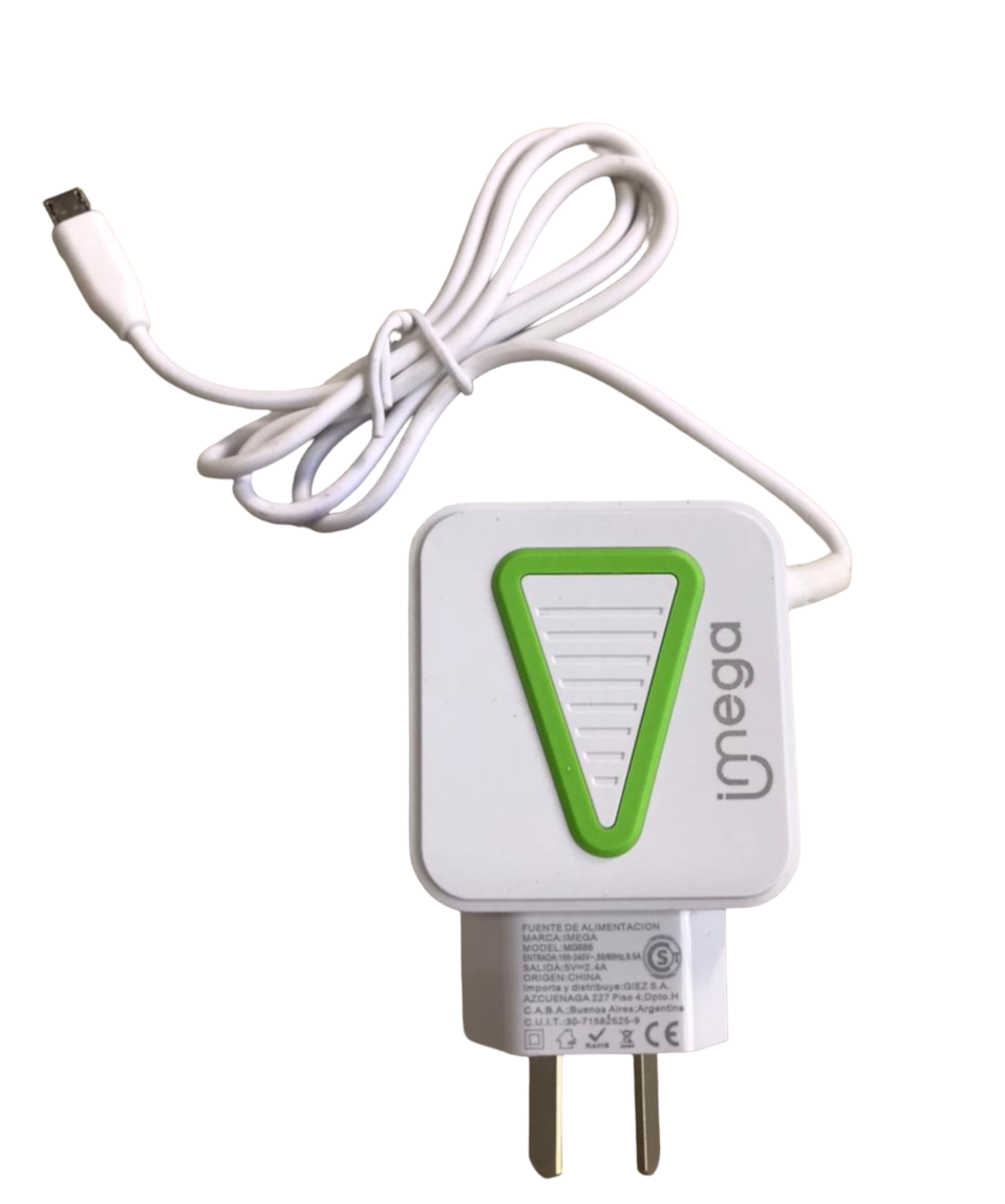 CARGADOR IMEGA 2.4A TIPO USB