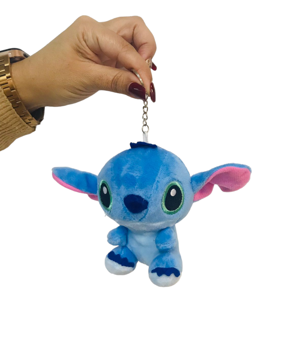 LLAVERO STICH AZUL-ROSA