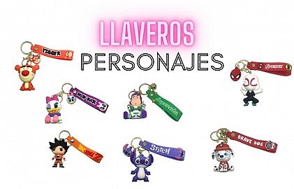 LLAVEROS PERSONAJES