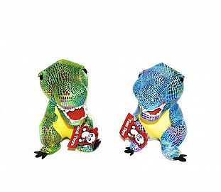 PELUCHE DINO REX METALIZADO
