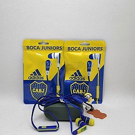 AURICULARES EQUIPO FUTBOL BOCA