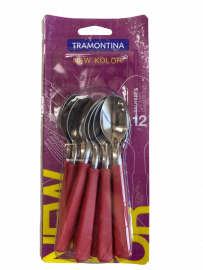 CUCHARITAS TRAMONTINA NEW KOLOR PACK * 12